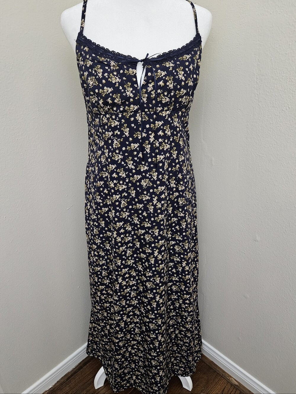 Blu Pepper Navy Floral Slip Dress